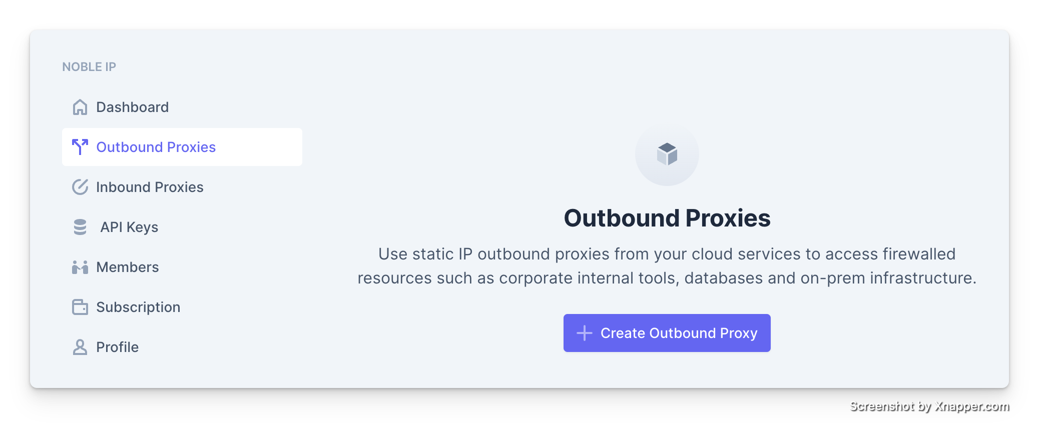 Create Outbound Proxy